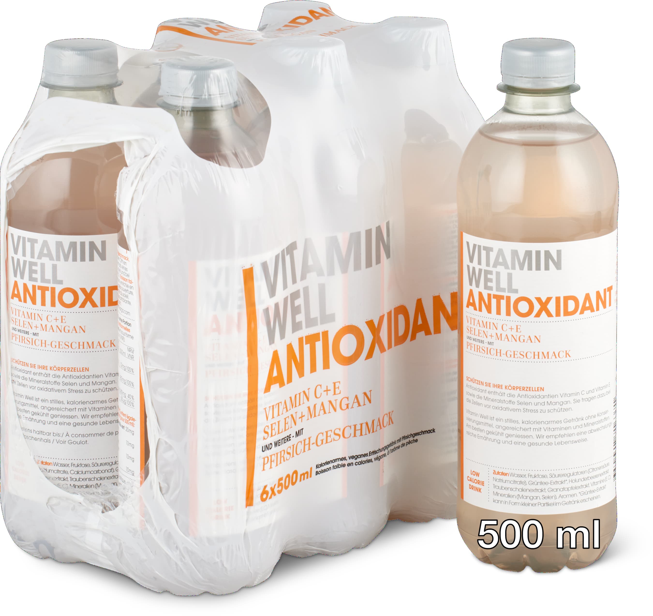 Vitamin Well Boisson vitaminée Antioxidant 6x500ml